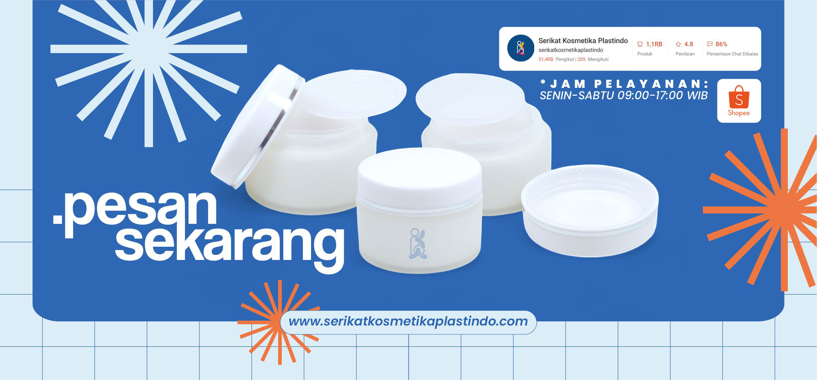 Bisa order lewat shopee lho
