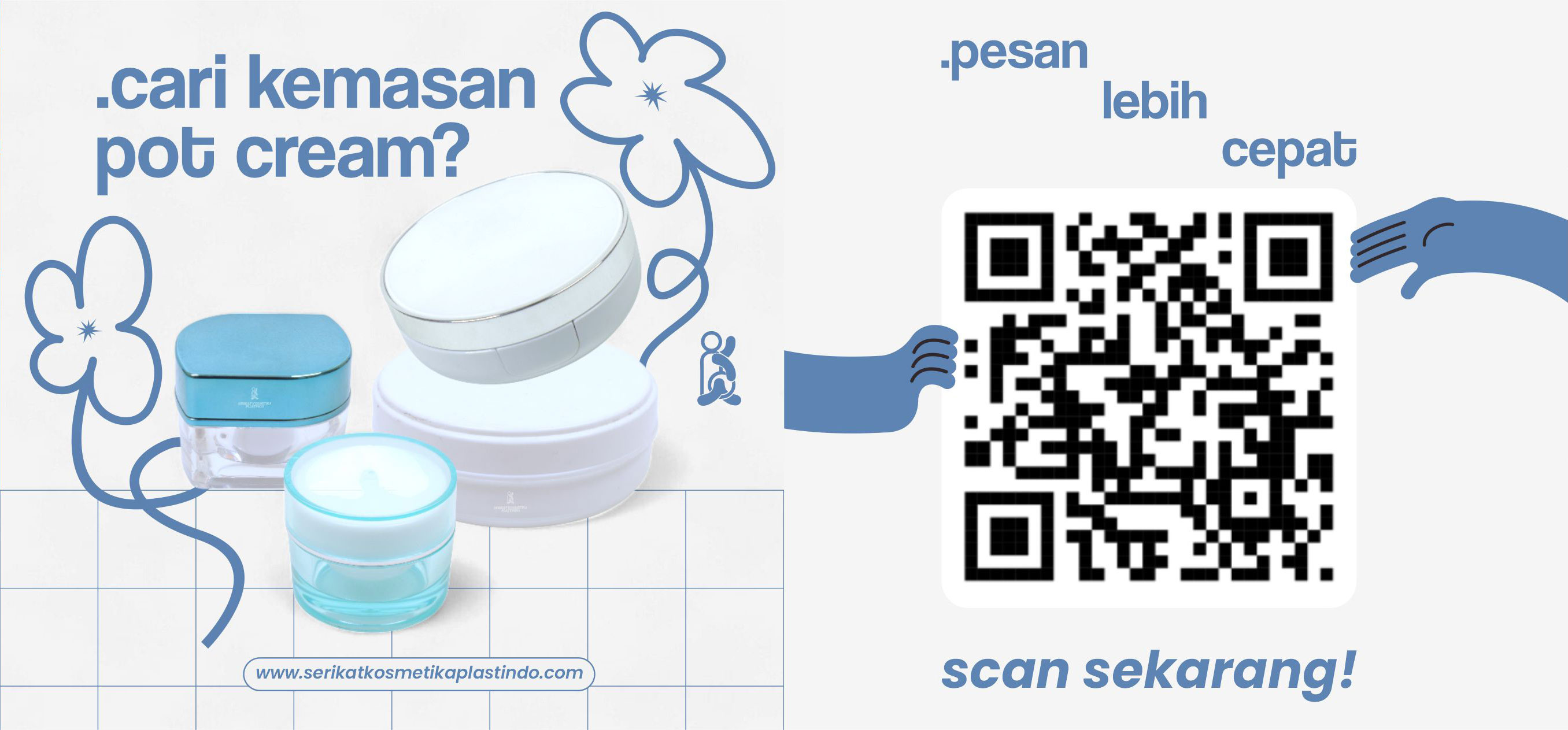 Cari kemasan pot cream?