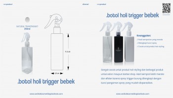 Botol Holi Natural Trigger Bebek Transparant