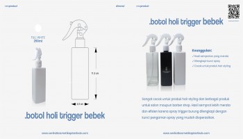 Botol Holi Trigger Bebek Full White