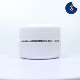 Pot Cream pp White List Silver