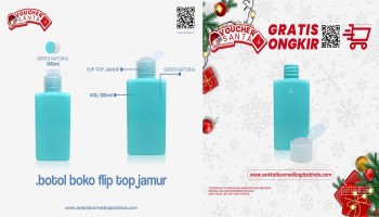 Botol Boko Green Flip Top Jamur Natural 