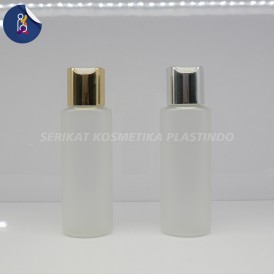 BOTOL RF 100 ML FROSTED TUTUP PRESSTOP SILVER GOLD