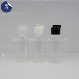 BOTOL BR 60ML CLEAR FLIPTOP JAMUR NATURAL PUTIH HITAM 