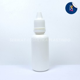 BOTOL TETES 30ML HDPE SEGEL PUTIH PREMIUM