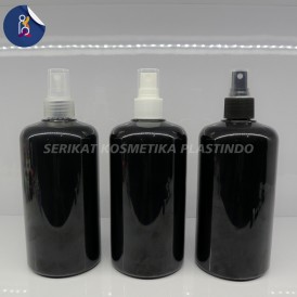 BOTOL HS 500ML HITAM TUTUP SPRAY NATURAL HITAM PUTIH