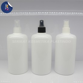BOTOL HS 500ML PUTIH TUTUP SPRAY NATURAL HITAM PUTIH