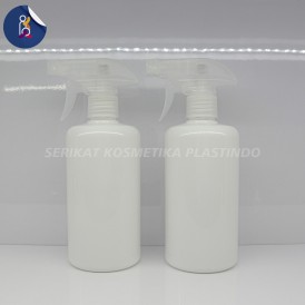 BOTOL HS 500ML PUTIH TUTUP KISPRAY NATURAL