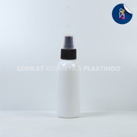 BOTOL BR 100ML PUTIH TUTUP PUMP TREATMENT HITAM