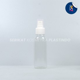BOTOL BR 100ML CLEAR TUTUP PUMP TREATMENT PUTIH