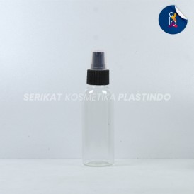 BOTOL BR 100ML CLEAR TUTUP PUMP TREATMENT HITAM